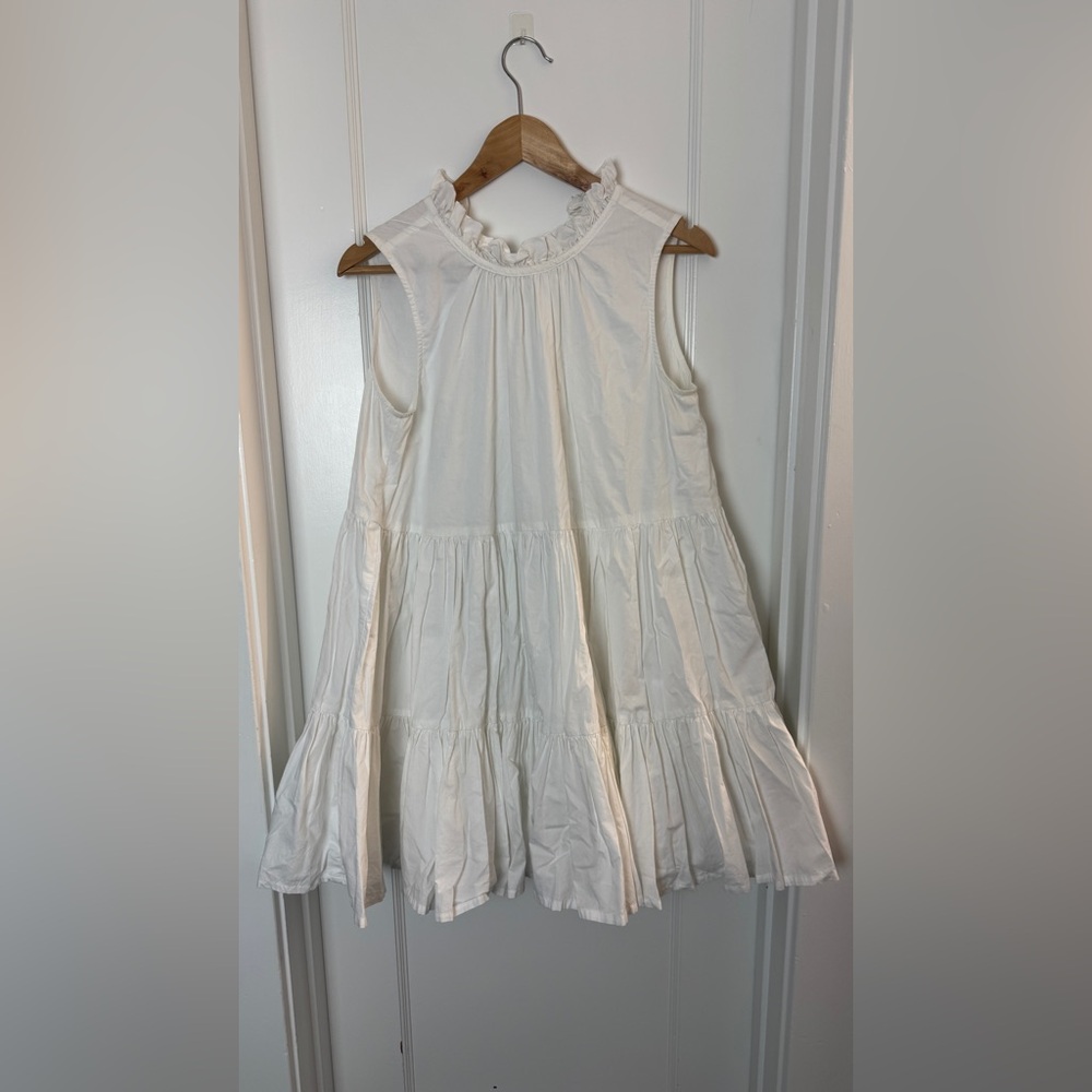 White French Connection Babydoll Dress